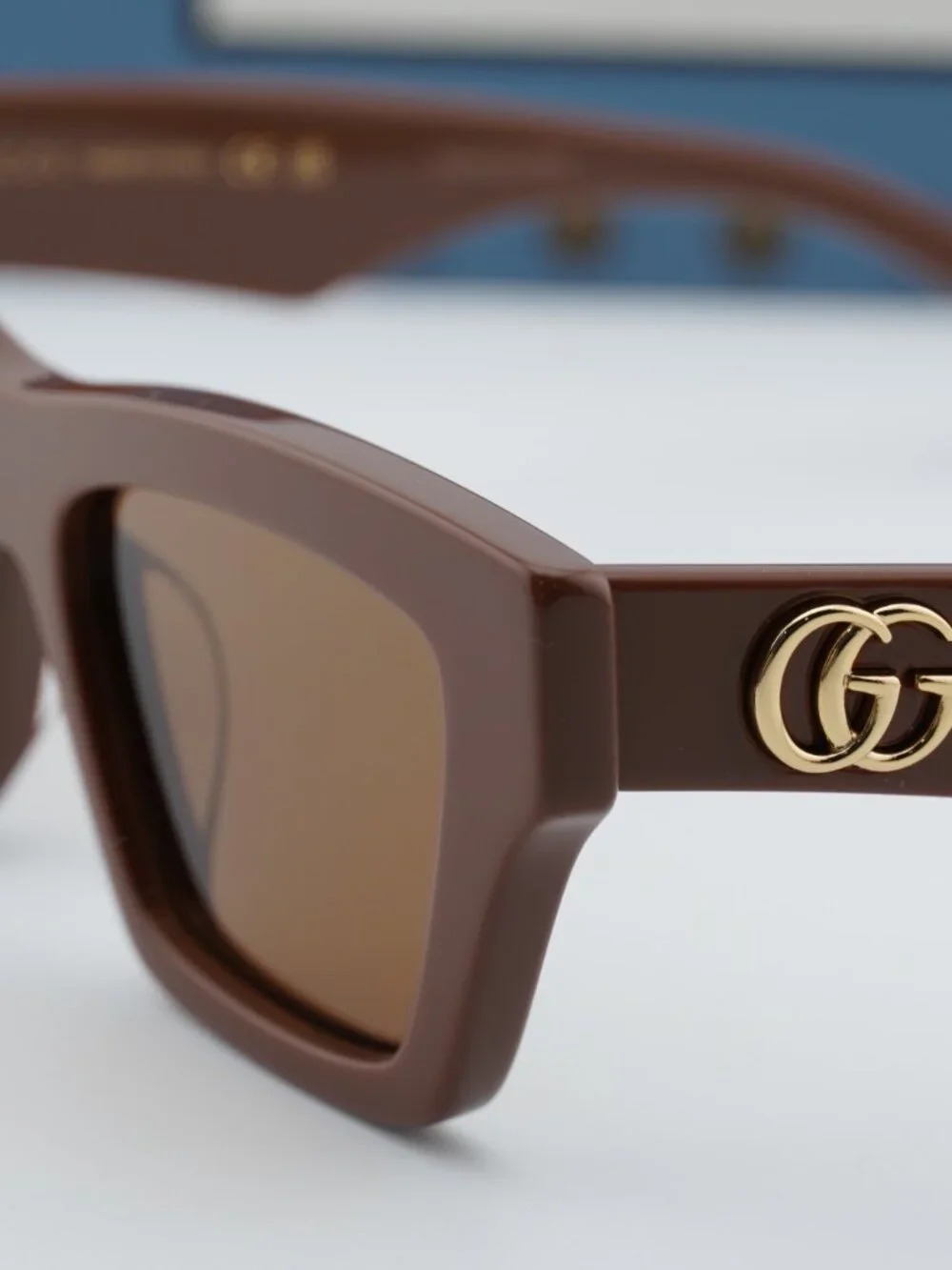 Gucci GG1753S 005 Women Cat Eye Sunglasses - Brown / Brown